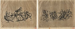 Bacchanaal met Kinderen en Ezel door Jean Baptiste Carpeaux
