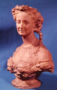 Buste van Eugenie-Marie de Montijo de Guzman (1826-1920) Gravin van Teba door Jean Baptiste Carpeaux