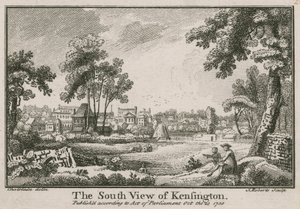 Het zuidelijke uitzicht van Kensington
