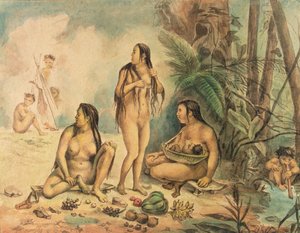 Inheemse bevolking van Cantagalo, ca. 1826