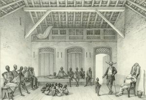Winkel voor de verkoop van slaven, 1835