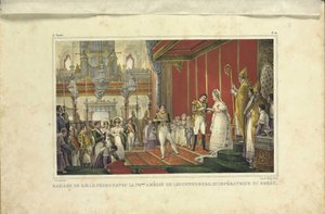 Het huwelijk van Amélie van Leuchtenberg en keizer Pedro I van Brazilië