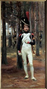 Grenadier te voet van de keizerlijke garde in 1806