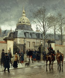 Buiten Les Invalides, Parijs
