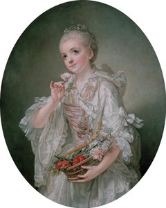 Frans: Portrait de Madeleine Barberie de Courteilles door Jean Baptiste Greuze