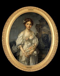 La cruche cassée door Jean Baptiste Greuze