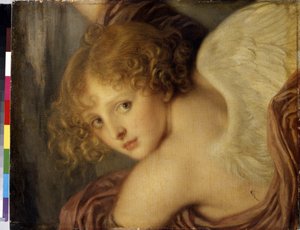 Hoofd van Cupido door Jean Baptiste Greuze