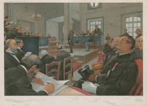 Het proces van Dreyfus door Jean Baptiste Guth