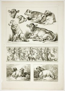 Blad 20 van 38 uit Oeuvres de J. B. Huet door Jean Baptiste Huet