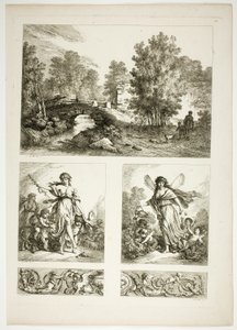 Plaat 22 van 38 uit Oeuvres de J. B. Huet door Jean Baptiste Huet