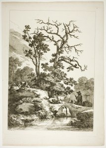 Plaat 23 van 38 uit Oeuvres de J. B. Huet door Jean Baptiste Huet