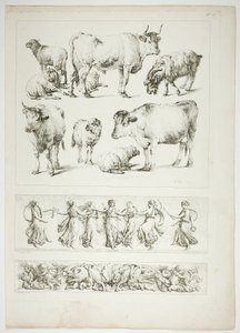 Plaat 26 van 38 uit Oeuvres de J. B. Huet door Jean Baptiste Huet