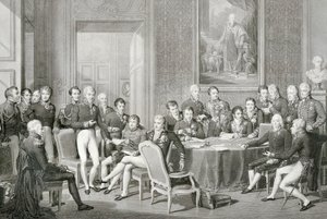 Deelnemers aan het Congres van Wenen in 1814-1815 door Jean Baptiste Isabey