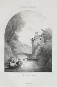 Reis naar Italië in 1822 door Jean Baptiste Isabey
