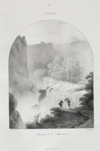 Reis naar Italië in 1822 door Jean Baptiste Isabey