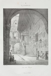 Reis naar Italië in 1822 door Jean Baptiste Isabey