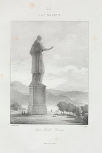 Reis naar Italië in 1822 door Jean Baptiste Isabey