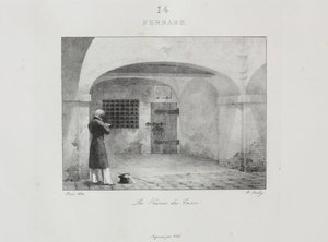 Reis naar Italië in 1822 door Jean Baptiste Isabey