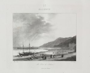 Reis naar Italië in 1822 door Jean Baptiste Isabey