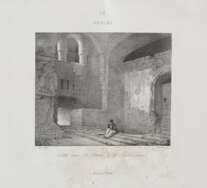 Reis naar Italië in 1822 door Jean Baptiste Isabey