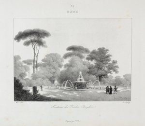 Reis naar Italië in 1822 door Jean Baptiste Isabey