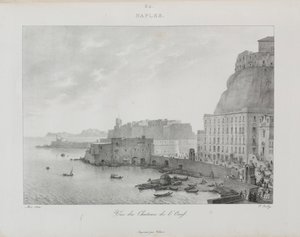 Reis naar Italië in 1822, 1833 door Jean Baptiste Isabey