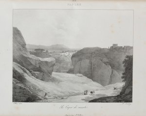 Reis naar Italië in 1822, 1833 door Jean Baptiste Isabey