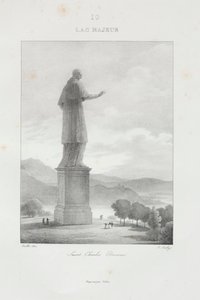 Reis naar Italië in 1822, 1833 door Jean Baptiste Isabey