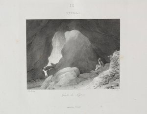 Reis naar Italië in 1822, 1833 door Jean Baptiste Isabey