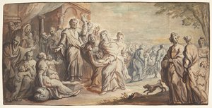Een religieuze voorstelling door Jean Baptiste Jouvenet
