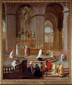 De Mis van de Canon van La Porte of het Hoofdaltaar van de Notre-Dame de Paris