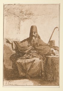 Een Russische priester (1965.9.36), en Hoofd van een man (1977.147.3) door Jean Baptiste Le Prince