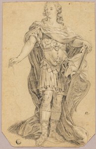 Standbeeld van Louis XIV door Jean Baptiste Lemoyne II