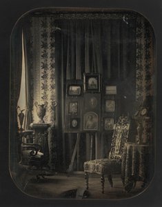 [De Salon van Baron Gros], 1850-57 door Jean Baptiste Louis Gros
