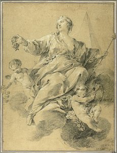 Allegorie van de Overwinning door Jean Baptiste Marie Pierre