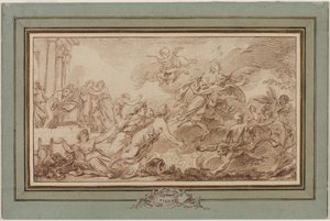 Boreas ontvoert Oreithyia, ca. 1755-1760