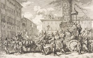 De Chinese Maskerade La Mascarade chinoise, 1735 door Jean Baptiste Marie Pierre