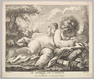 De slaap van Cupido
