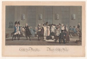 Café met patriotten door Jean Baptiste Morret