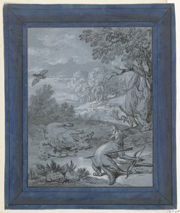 De wolf en de jager