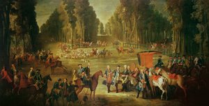 Bijeenkomst voor de Puits-du-Roi Jacht in Compiègne