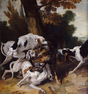 De wolvenjacht, 1725