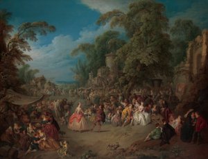 De kermis in Bezons, ca. 1733