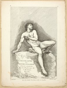 Figuur (recto en verso), uit Seconde livre de figures d’Academies gravées en Partie par les Professeurs de l’ Académie Royale door Jean Baptiste Perronneau