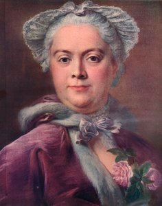 Madame Valade, ca. 1746 door Jean Baptiste Perronneau