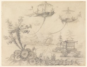 Chinoiserie fantasie door Jean Baptiste Pillement