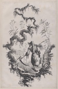 Chinoiserie ornament print door Jean Baptiste Pillement