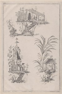 Chinoiserie ornamenten door Jean Baptiste Pillement