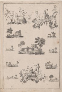Chinoiserie Ornamenten door Jean Baptiste Pillement