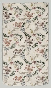 Stuk brokaatzijde, 1723-1774 door Jean Baptiste Pillement